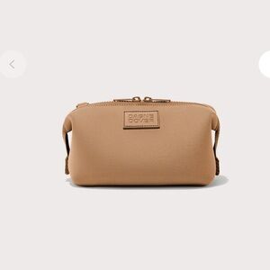 Dagne Dover Small Hunter Toiletry bag in color camel